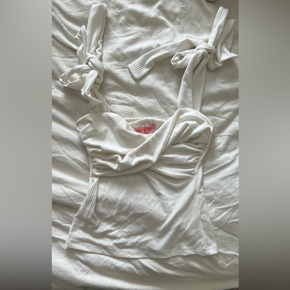 verge girl tie strap tank